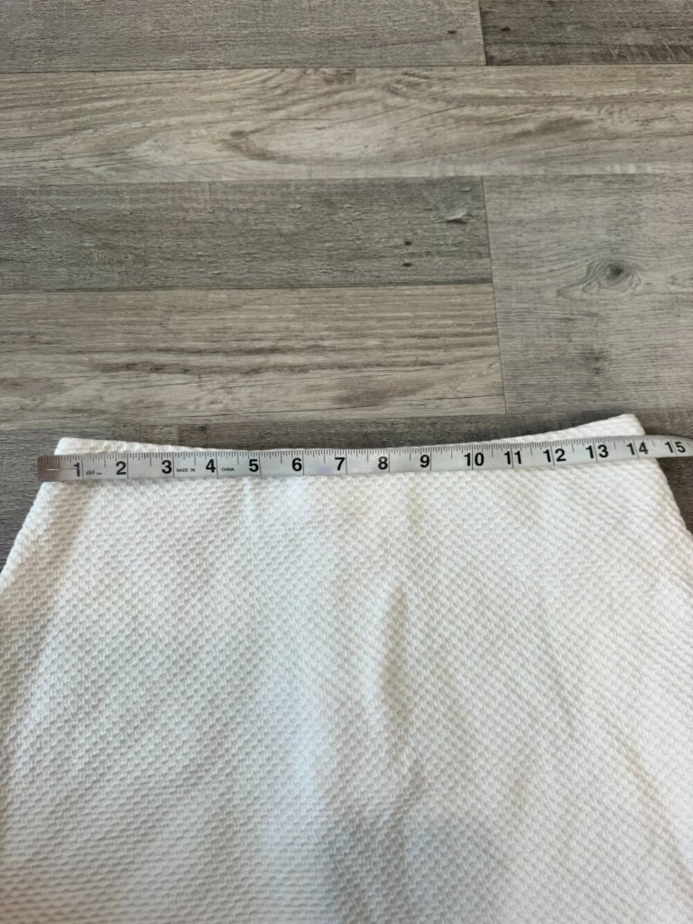 Cop Copine Akon Jupe white vintage Y2k skirt textured fits like a small O38 - Picture 3 of 6
